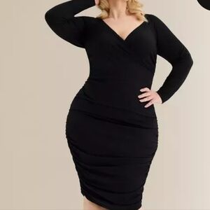Torrid Black Long Sleeve Dress SIZE 4/ 4X